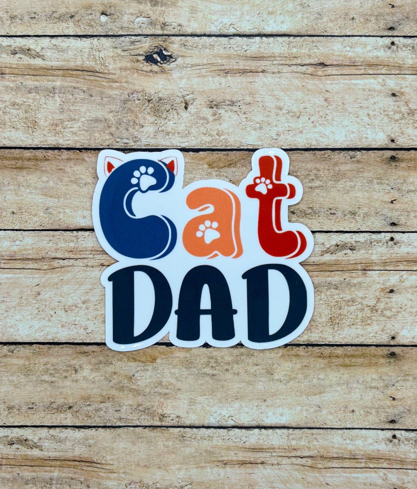 Cat Dad Sticker