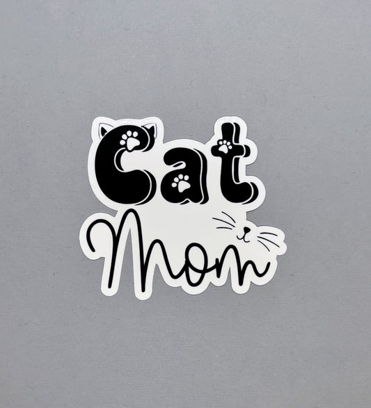 Cat Mom Sticker