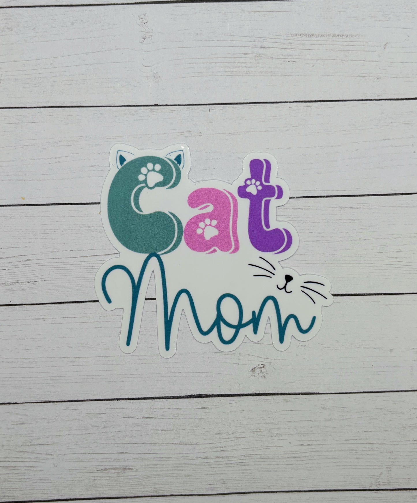 Cat Mom Sticker