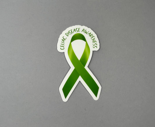 Celiac Disease Awareness Ribbon Sticker