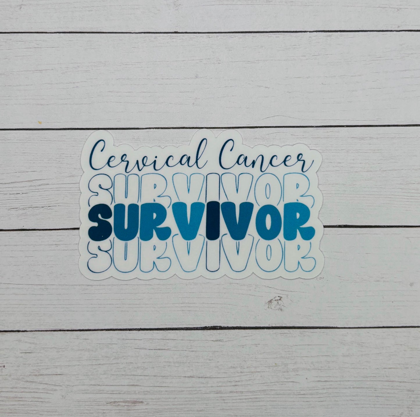 Cervical Cancer Survivor Sticker