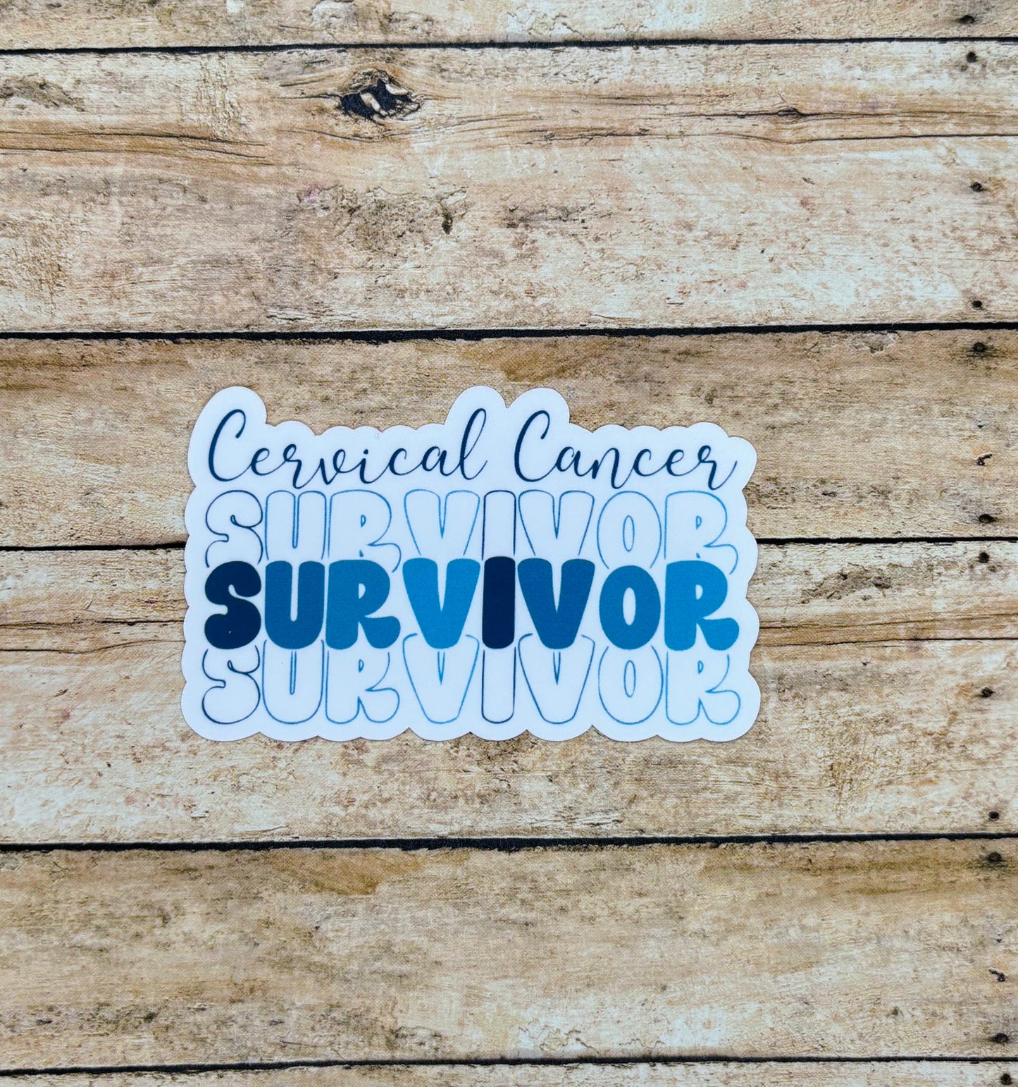 Cervical Cancer Survivor Sticker