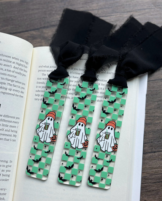 Hipster Ghost Bookmark