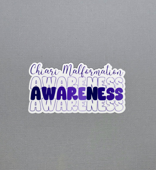 Chiari Malformation Awareness Sticker