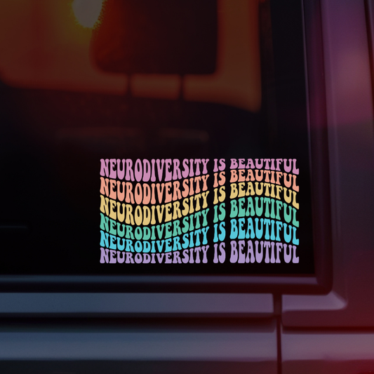 Neurodiversity is Beautiful Car Decal