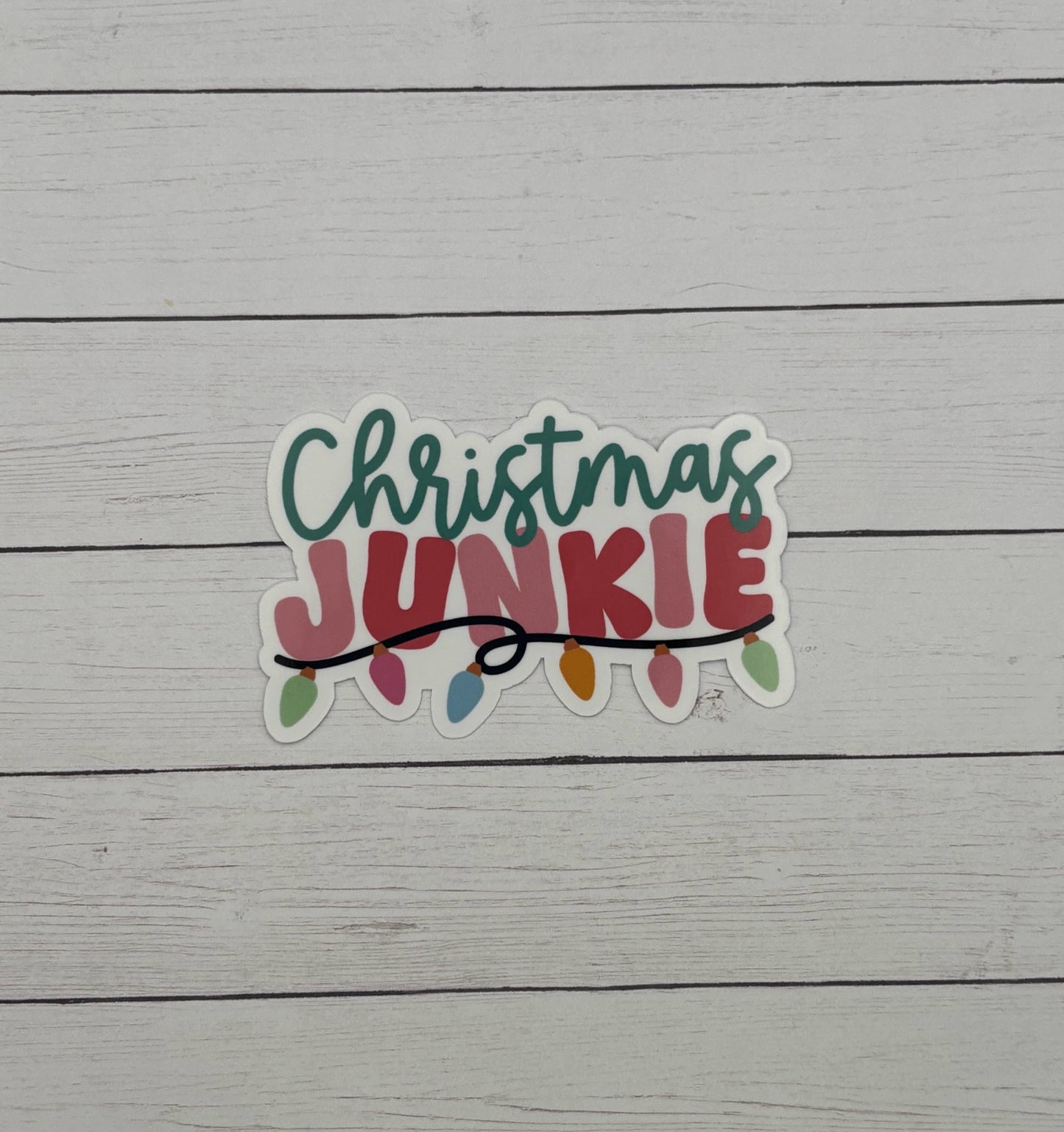 Christmas Junkie Sticker