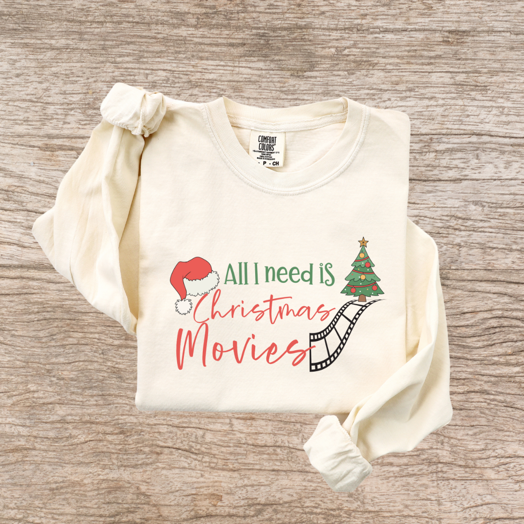 All I need is Christmas Movies T Shirt