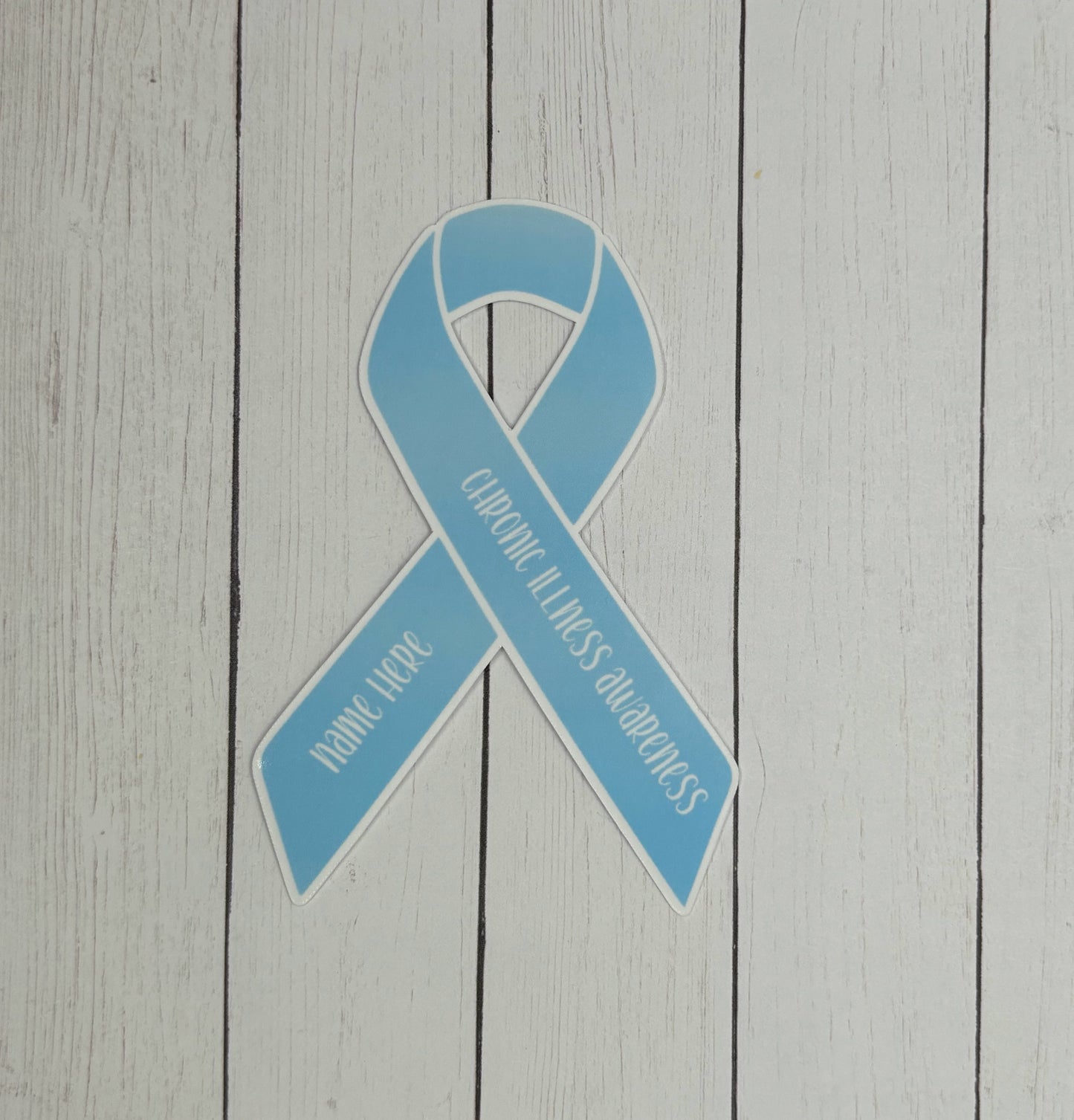 Chronic Illness Awareness Custom Ribbon Sticker