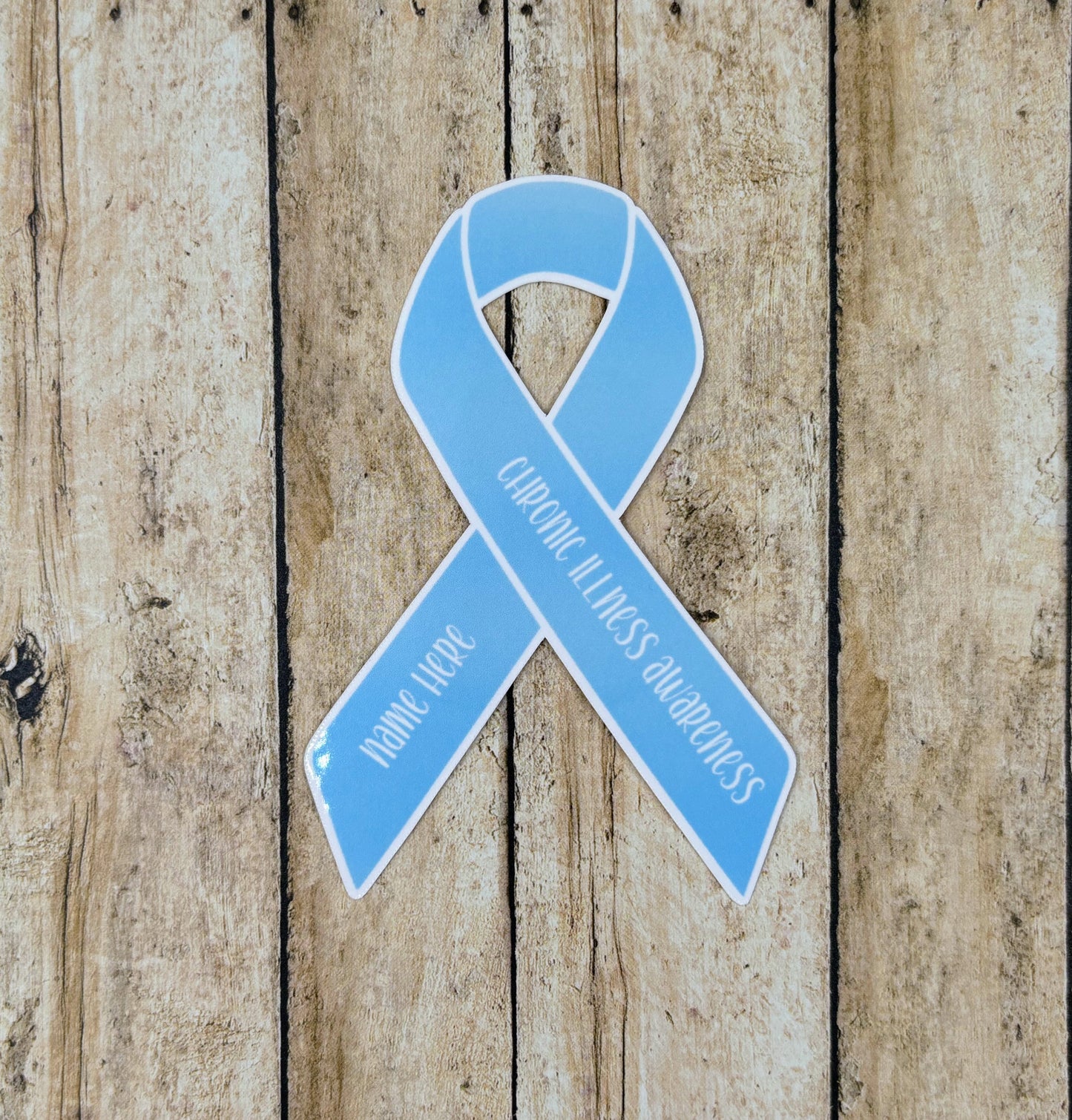 Chronic Illness Awareness Custom Ribbon Sticker