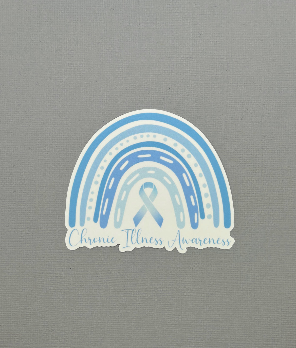 Chronic Illness Ribbon Color Chronic Illness Awareness Rainbow Sticker – Made with Monday