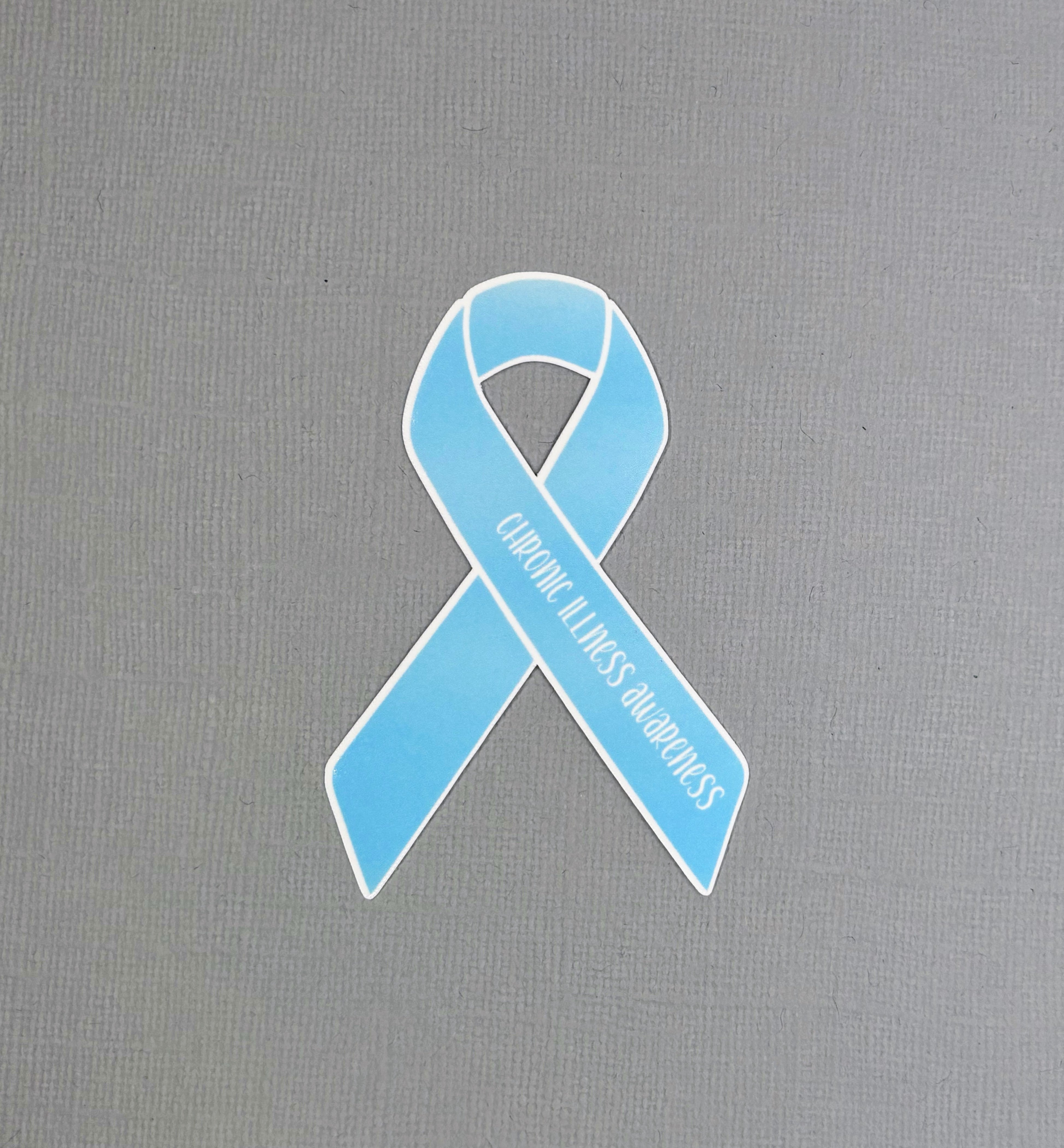 Chronic Illness Ribbon Color Chronic Illness Awareness Ribbon Sticker – Made with Monday