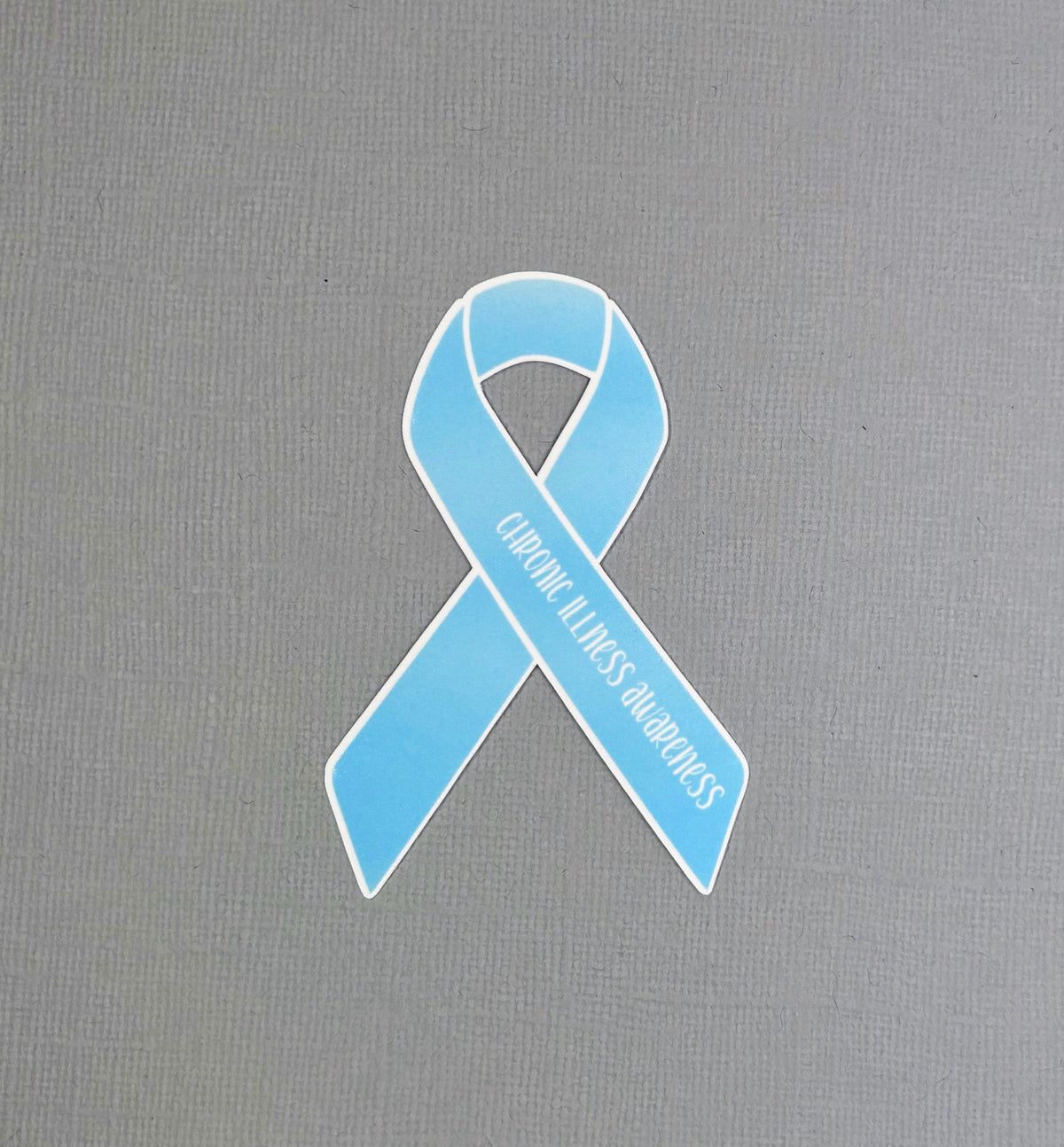 Chronic Illness Ribbon Color Chronic Illness Awareness Ribbon Sticker – Made with Monday