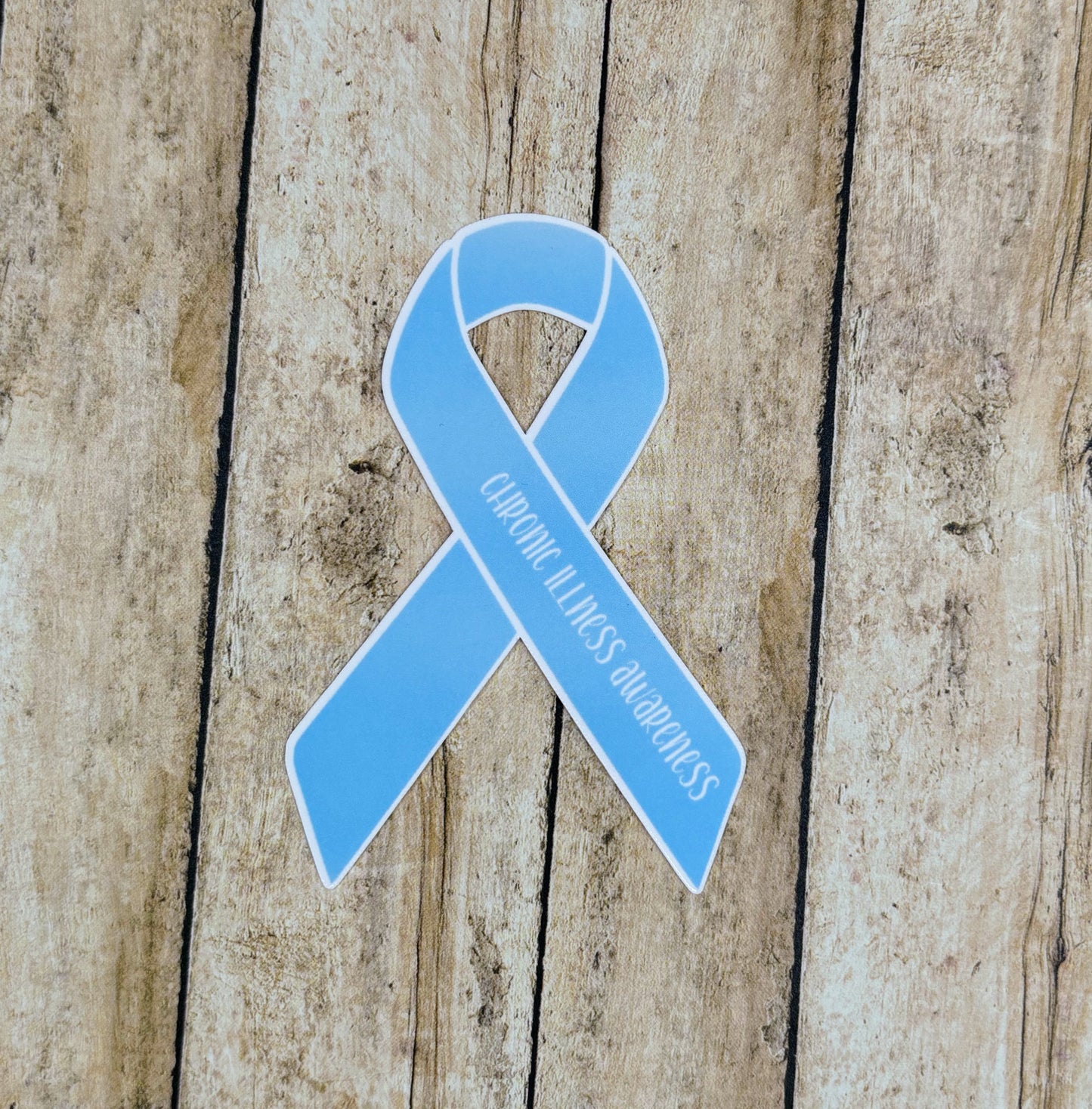 Chronic Illness Awareness Ribbon Sticker