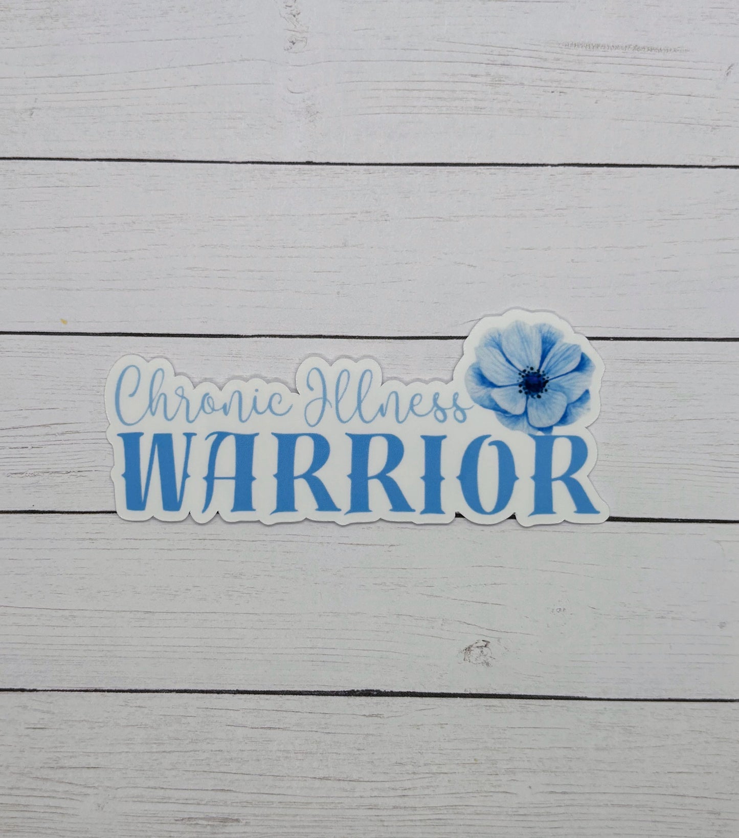 Chronic Illness Warrior Flower Sticker