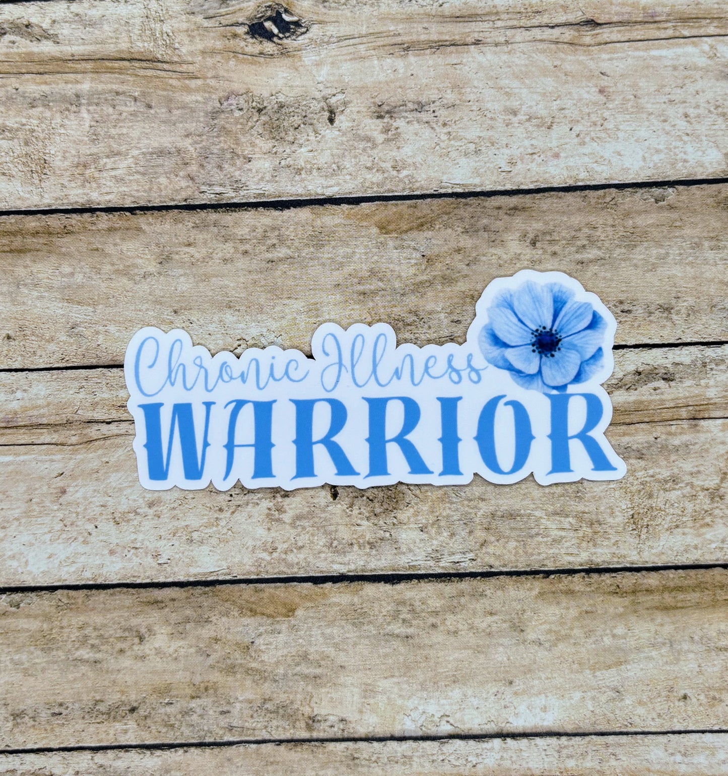 Chronic Illness Warrior Flower Sticker