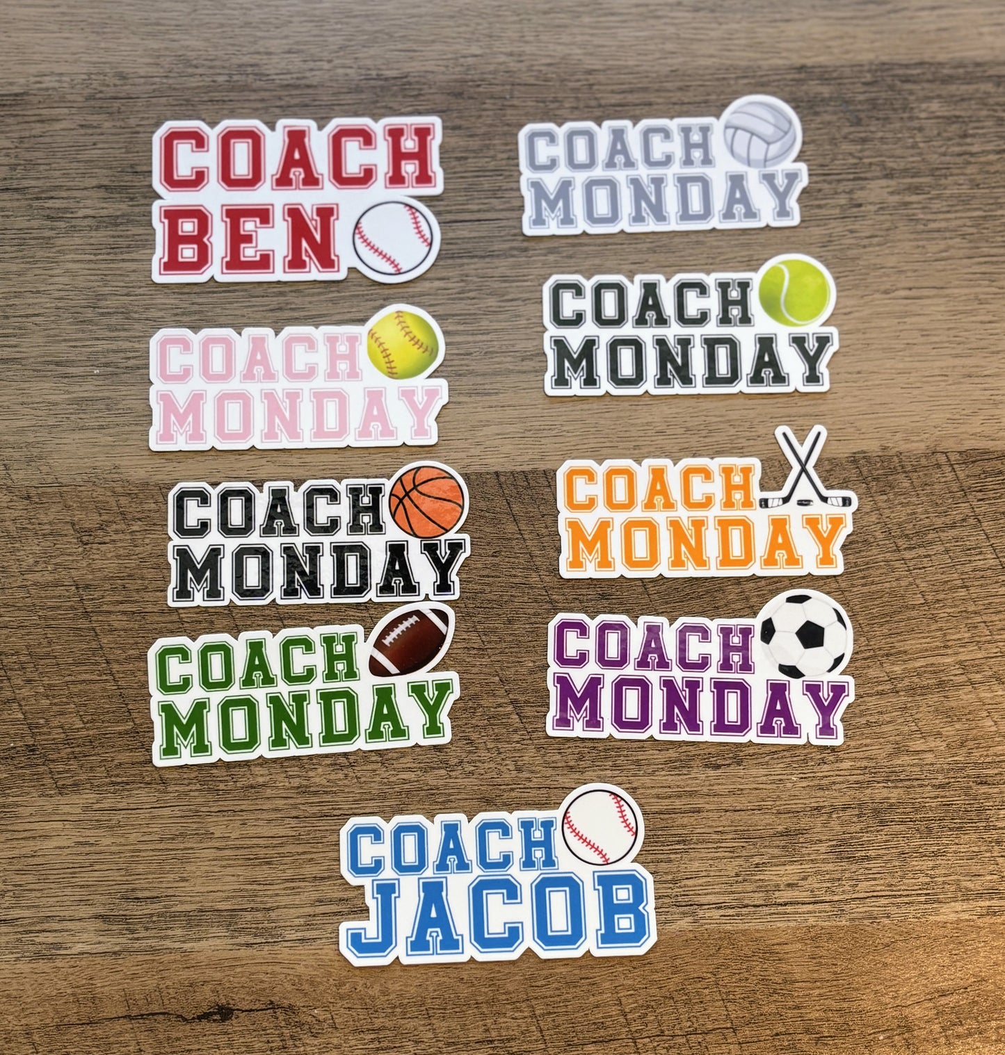 Customizable Coach Sticker