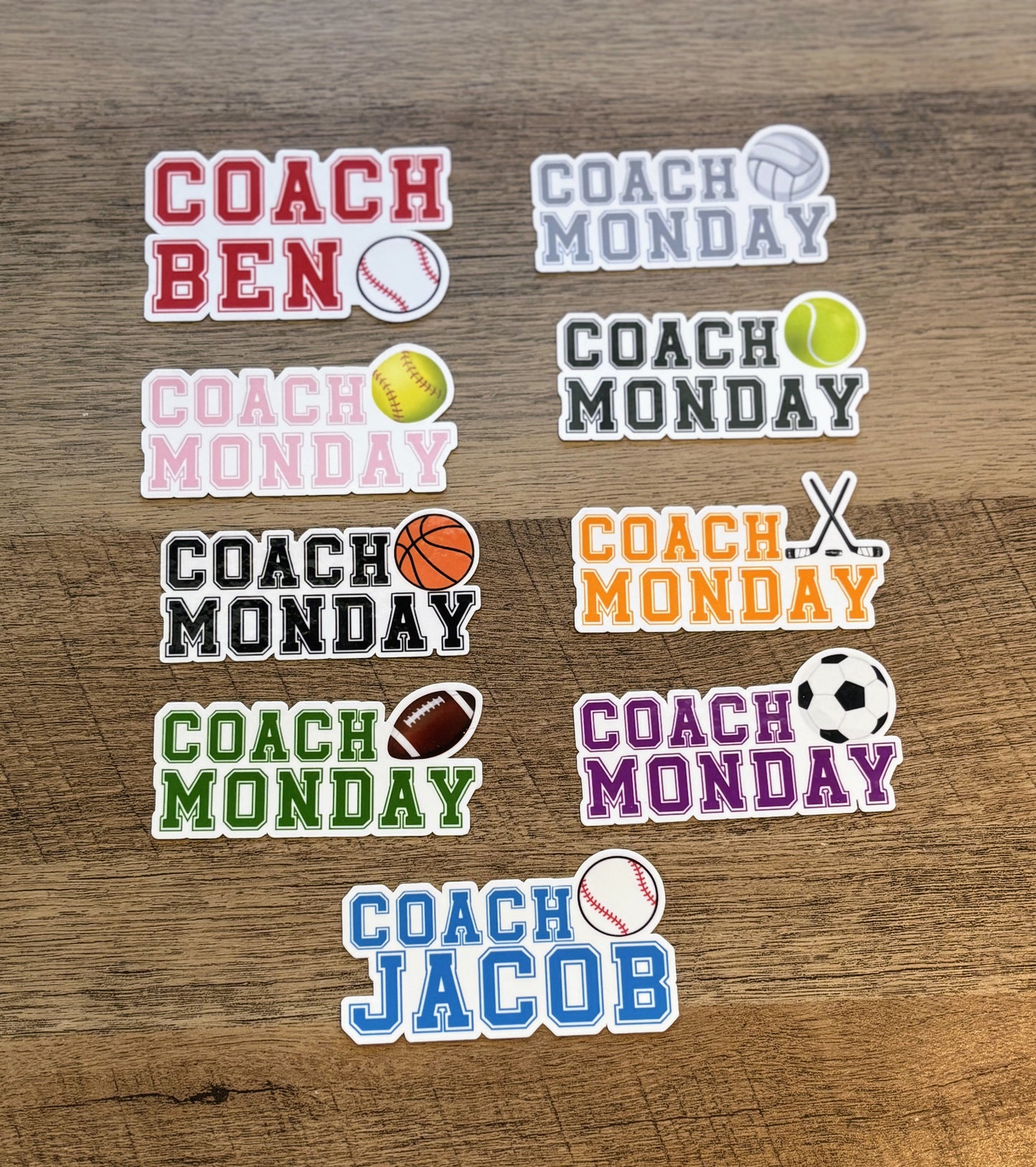 Customizable Coach Sticker