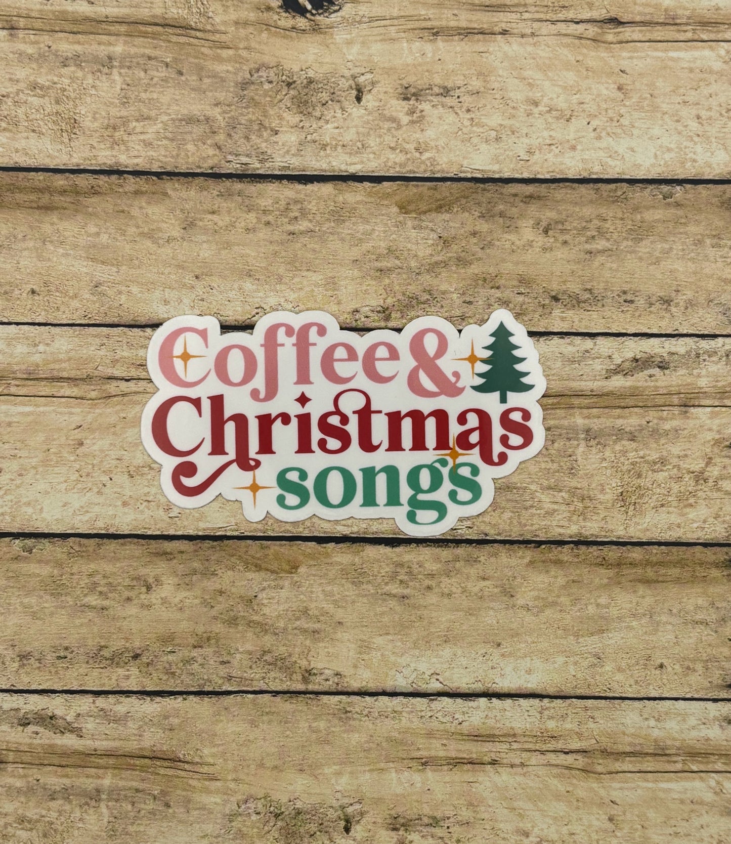 Coffee & Christmas Songs Sticker