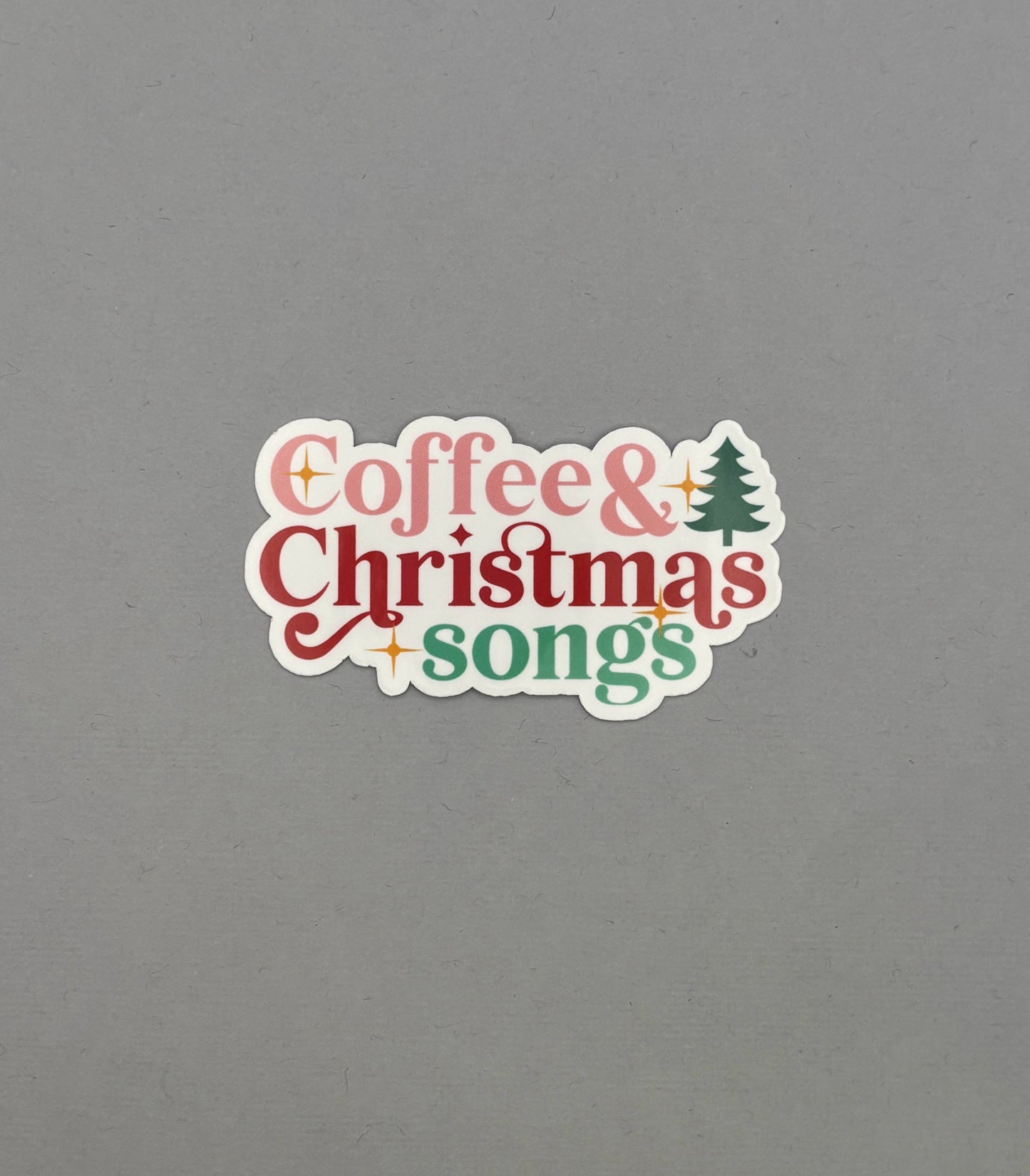 Coffee & Christmas Songs Sticker