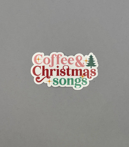 Coffee & Christmas Songs Sticker