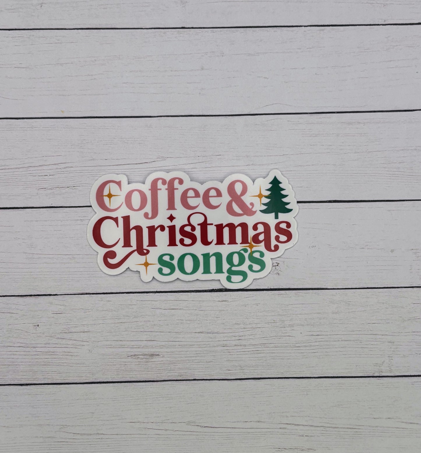 Coffee & Christmas Songs Sticker