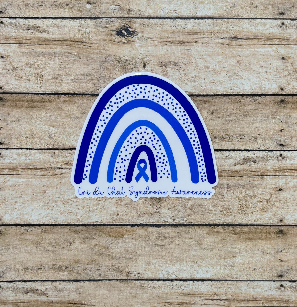 Cri Sticker Cri du Chat Syndrome Awareness Rainbow Sticker – Made with Monday