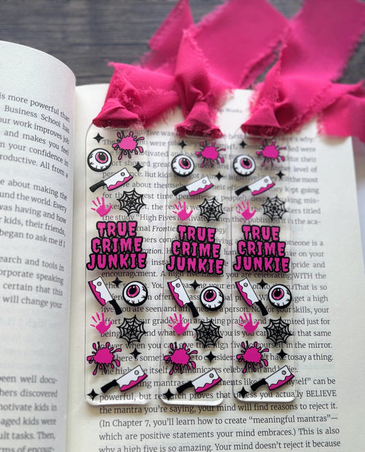 True Crime Junkie Bookmark