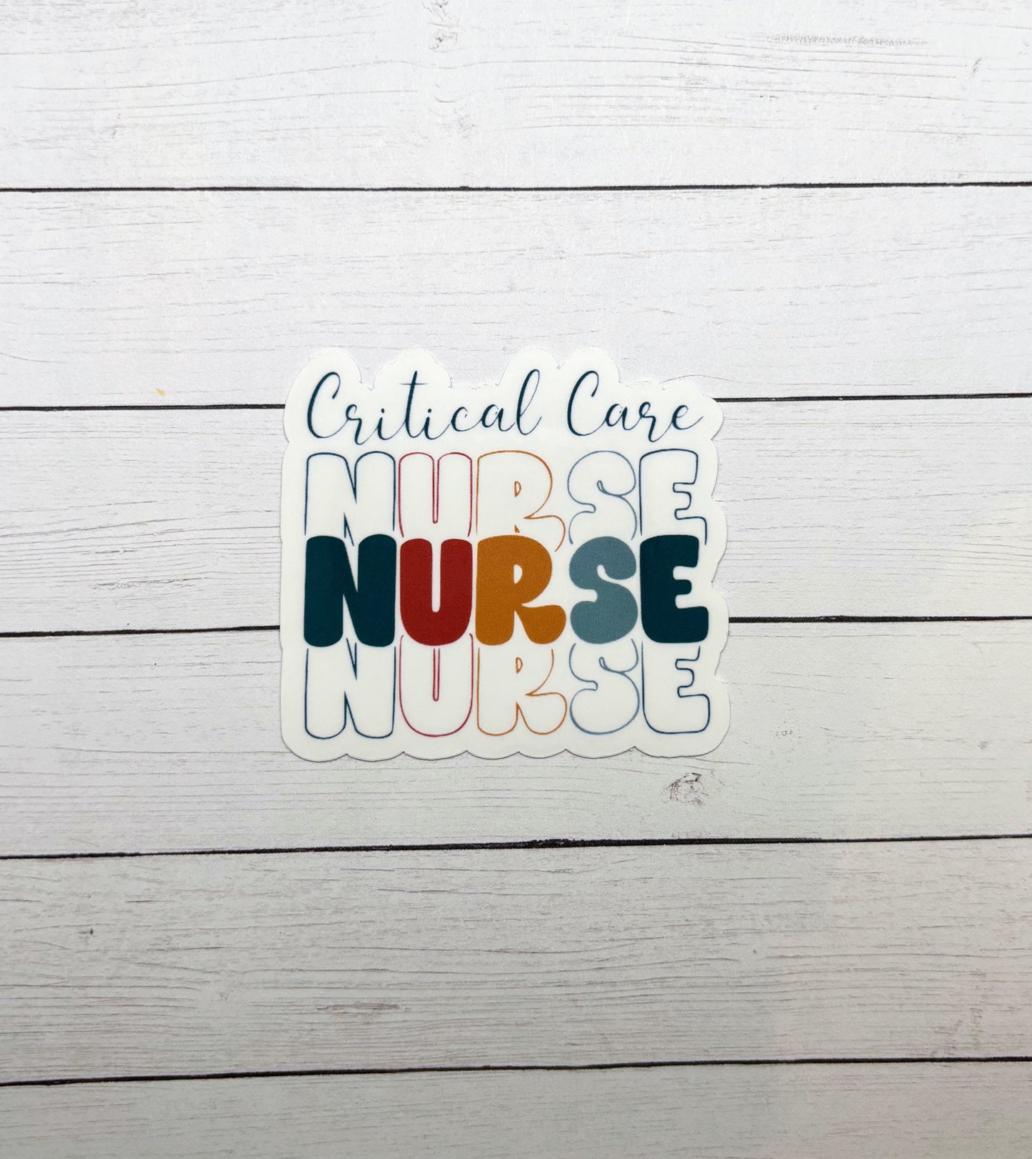 Critical Care Nurse Sticker