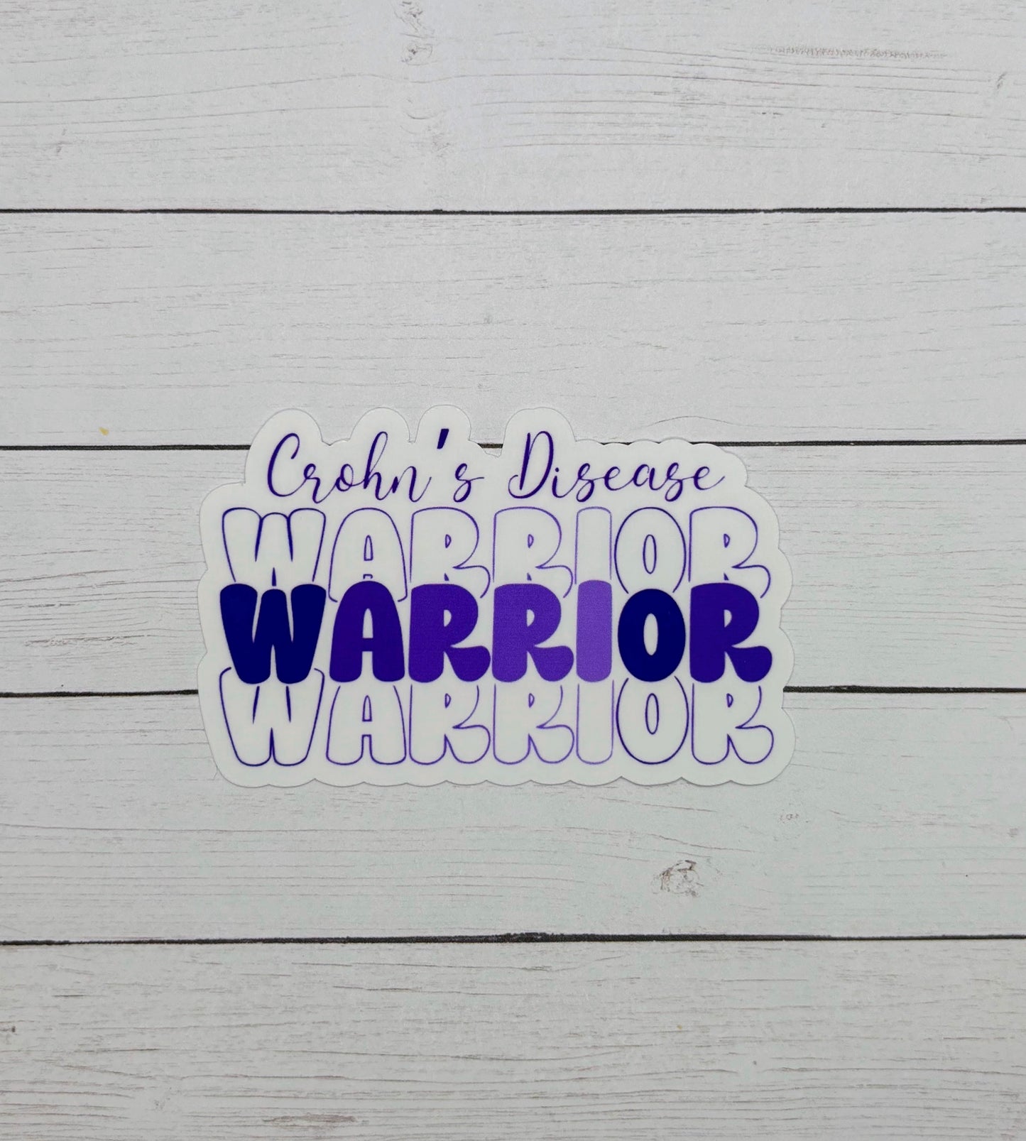 Crohn's Disease Warrior Sticker