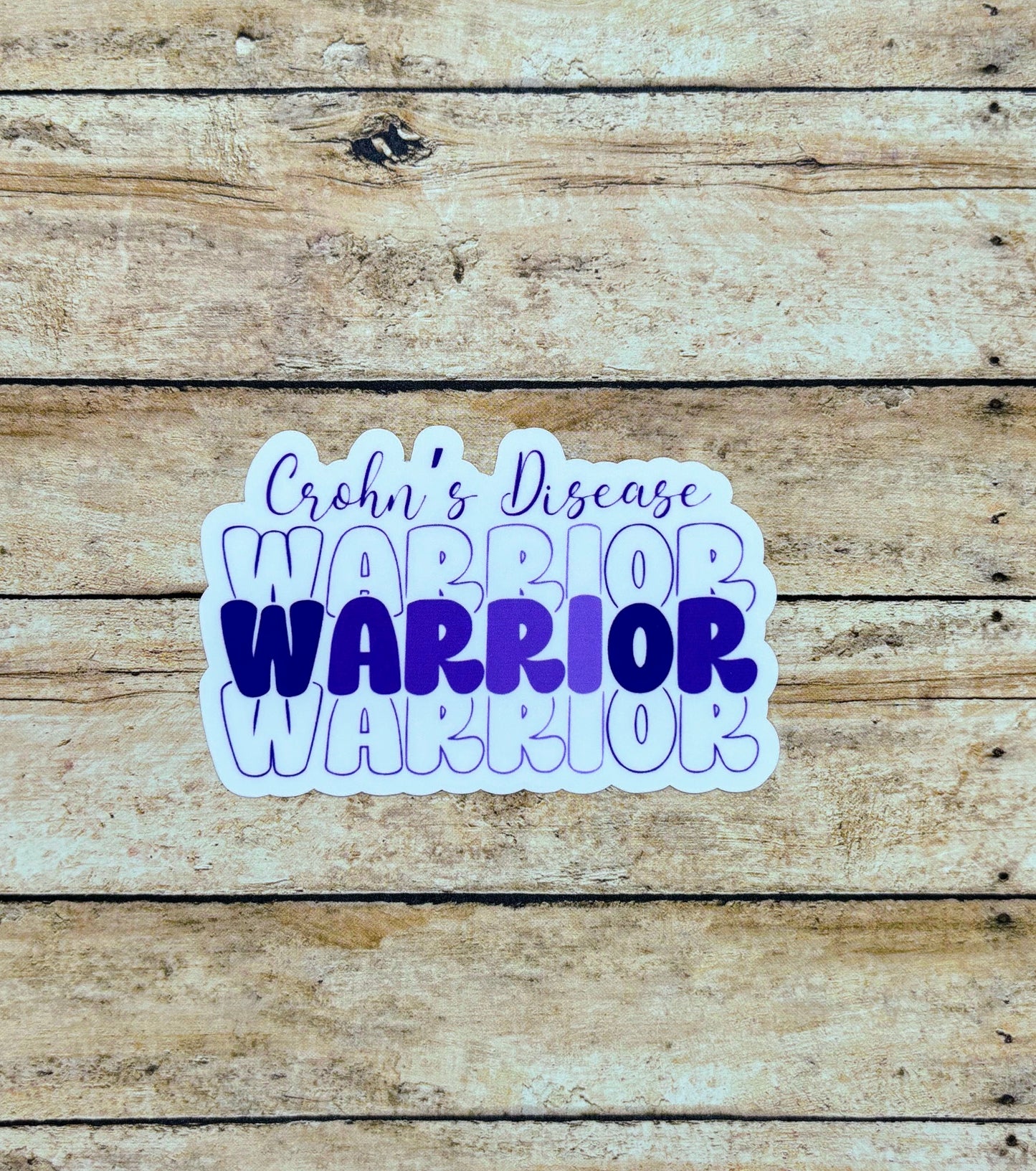 Crohn's Disease Warrior Sticker