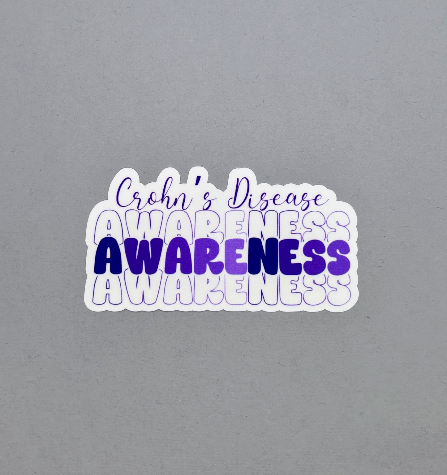 Crohn's Disease Awareness Sticker