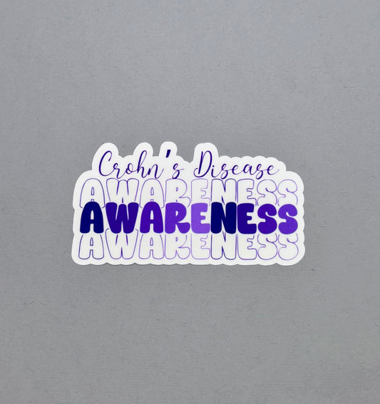 Crohn's Disease Awareness Sticker