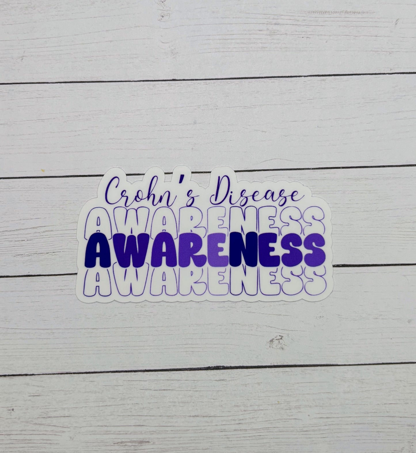 Crohn's Disease Awareness Sticker