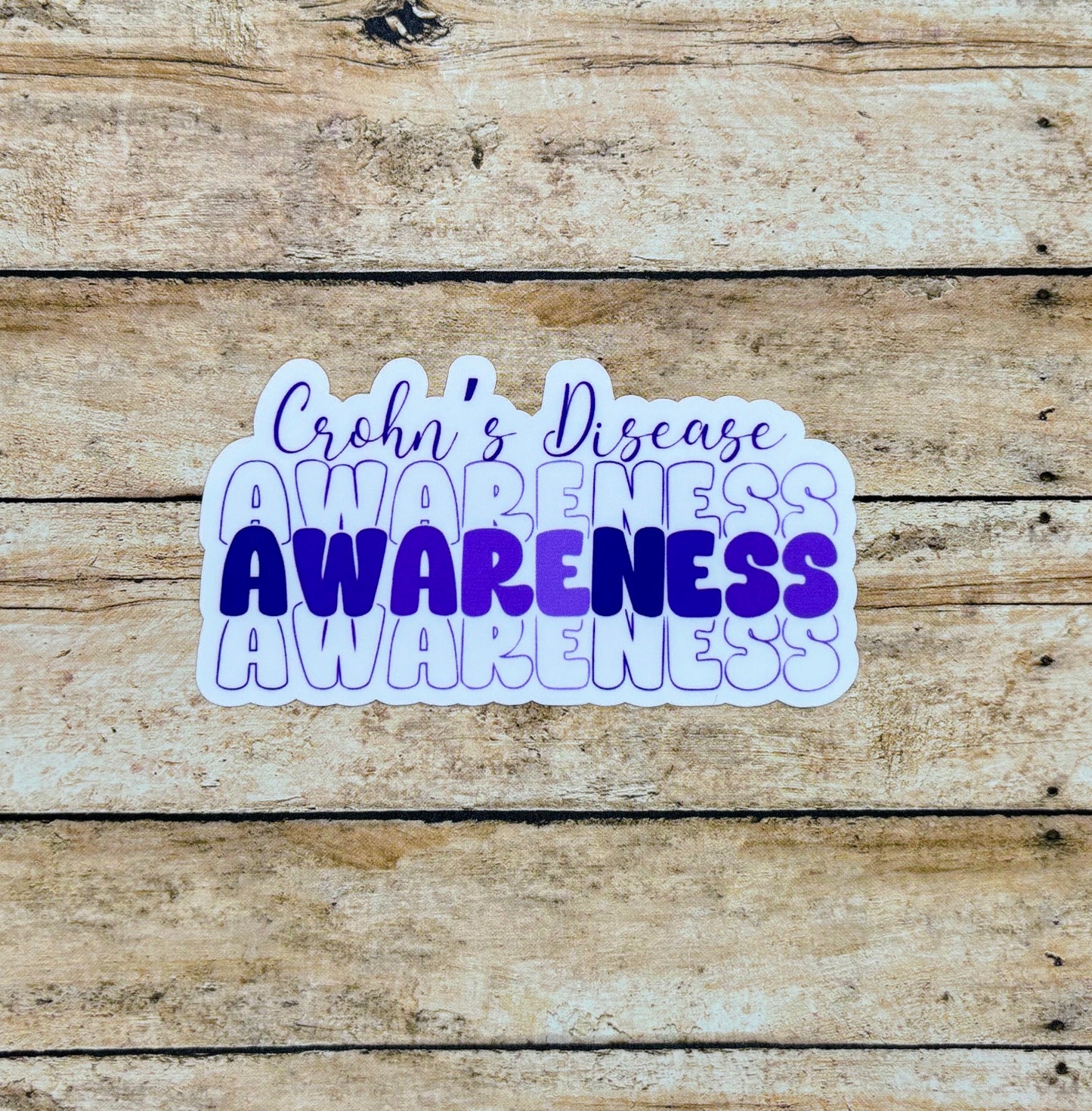 Crohn's Disease Awareness Sticker