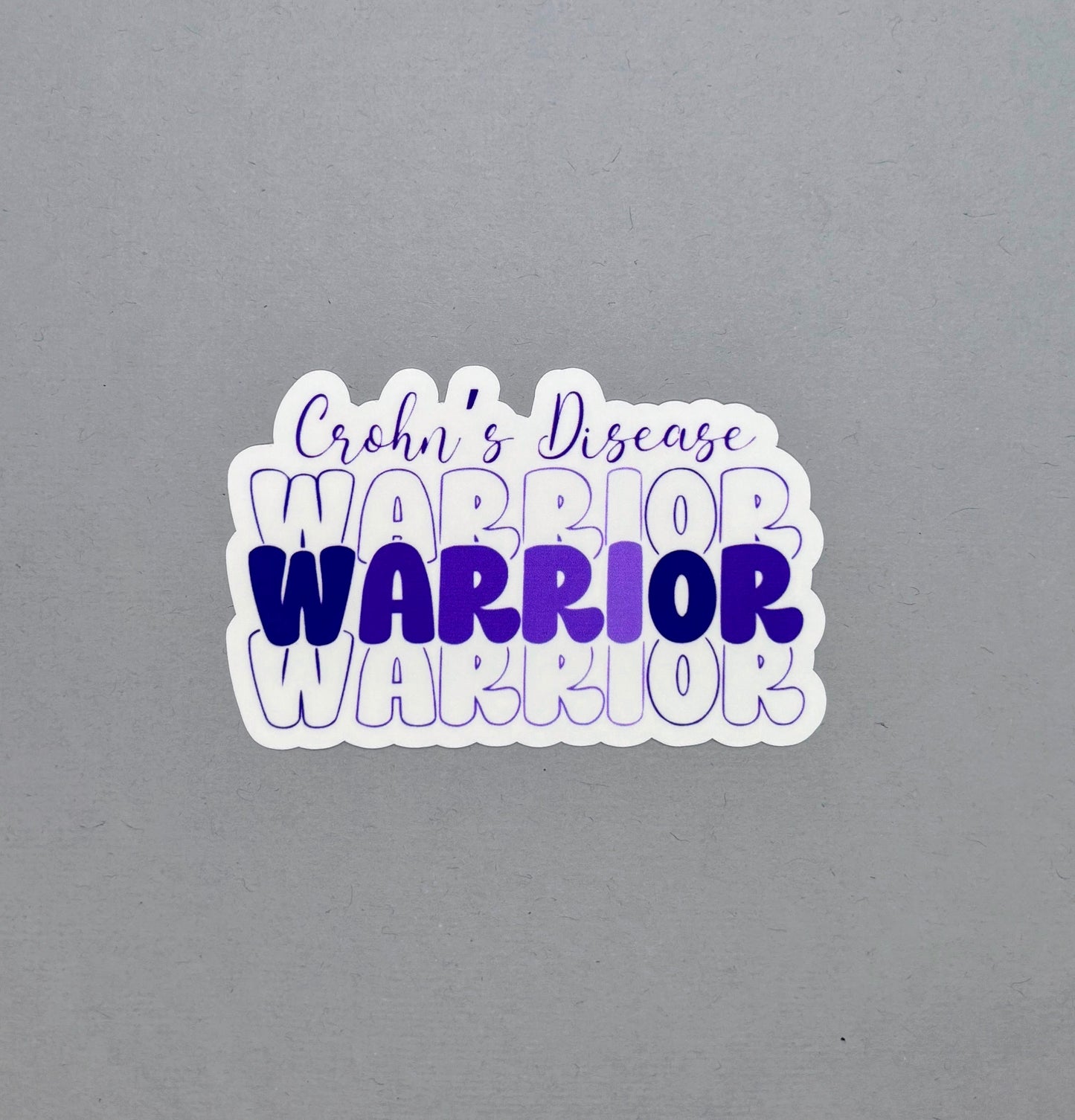 Crohn's Disease Warrior Sticker