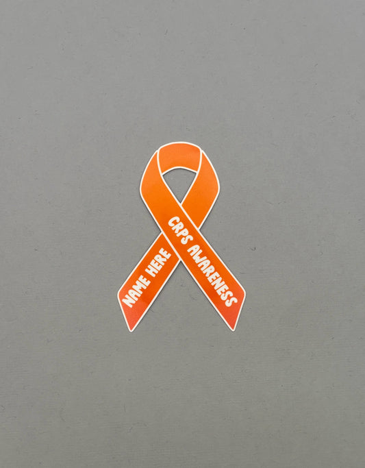 CRPS Awareness Custom Ribbon Sticker