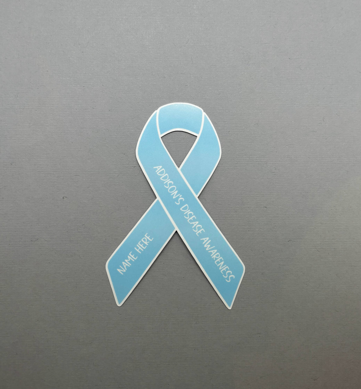 Addison Sticker Svg Addison's Disease Awareness Custom Ribbon Sticker – Made with Monday