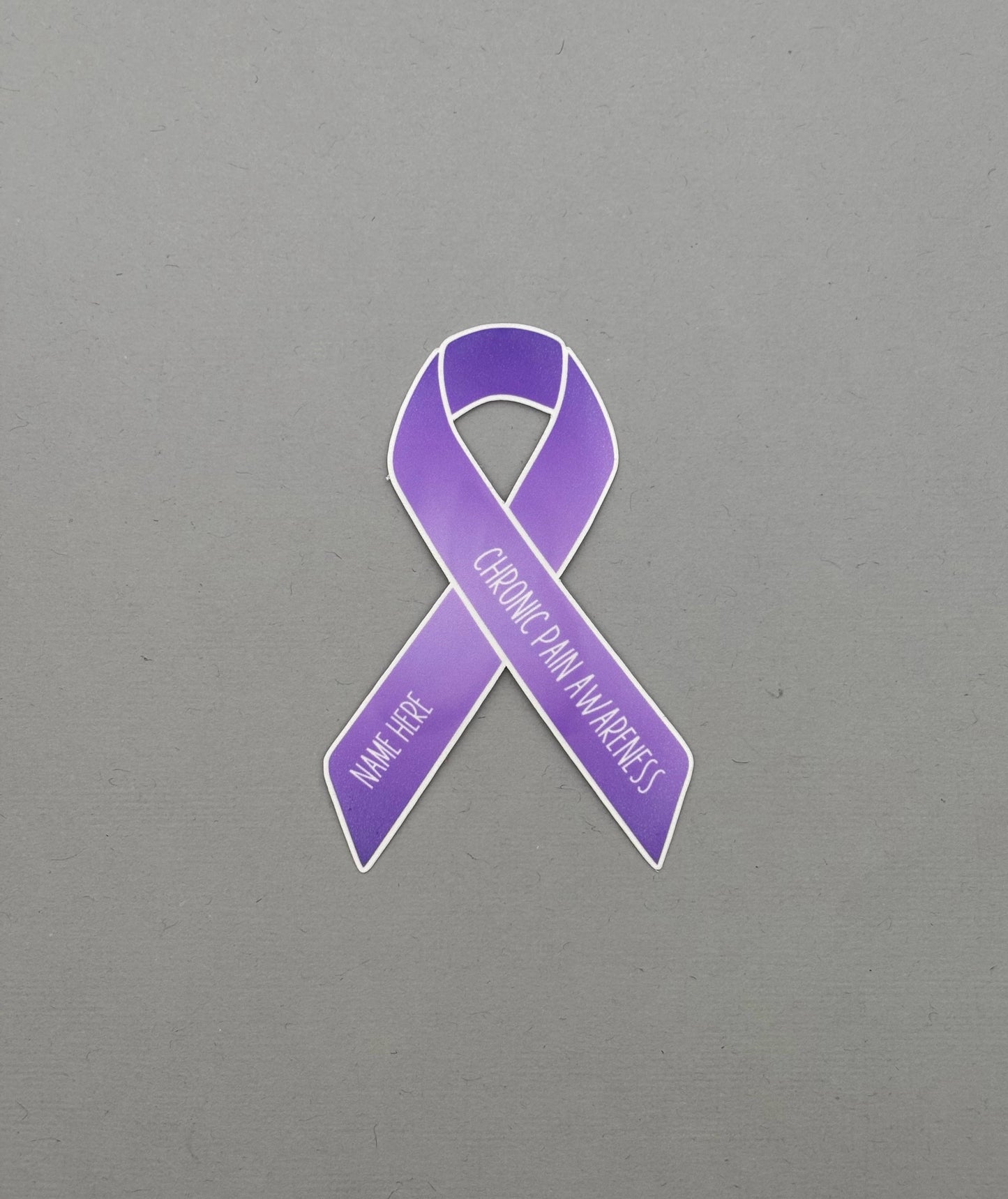 Chronic Pain Awareness Custom Ribbon Sticker