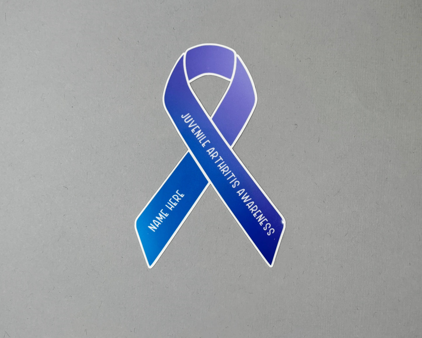 Juvenile Arthritis Awareness Custom Ribbon Sticker