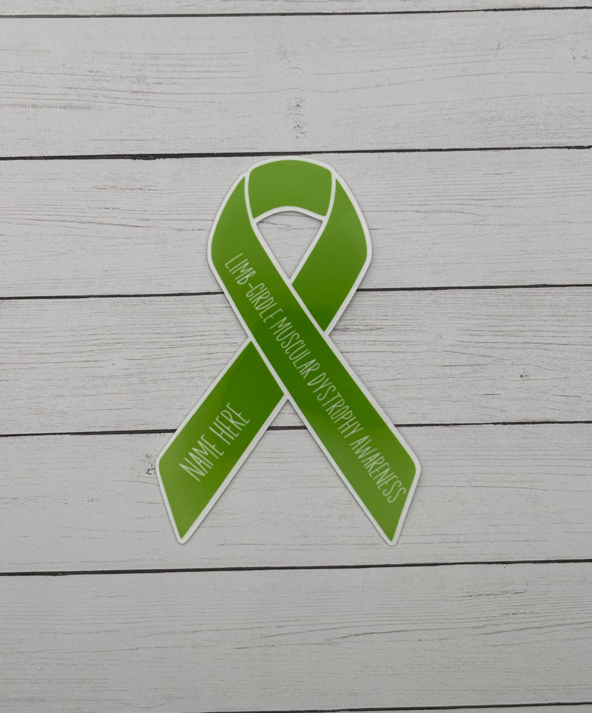 Mda Ribbon Limb-Girdle Muscular Dystrophy Awareness Custom Ribbon Sticker – Made ...