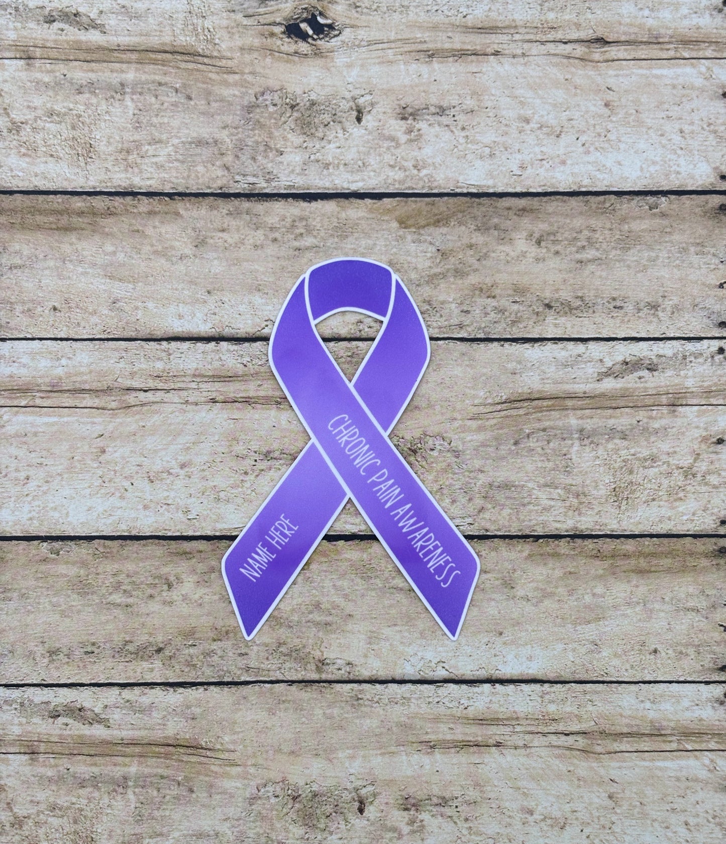 Chronic Pain Awareness Custom Ribbon Sticker