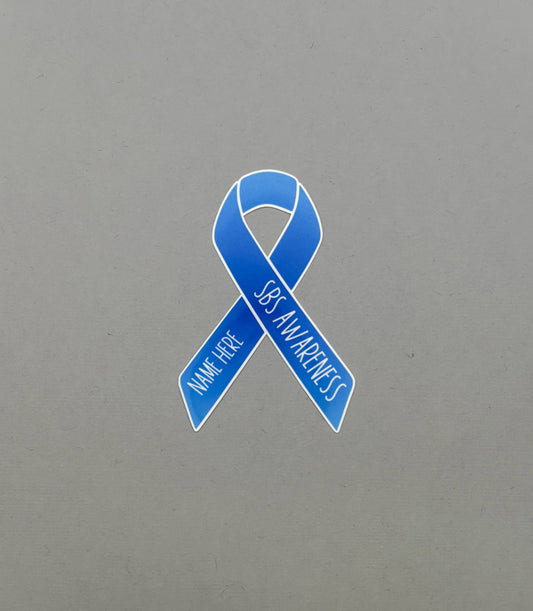 SBS Awareness Custom Ribbon Sticker