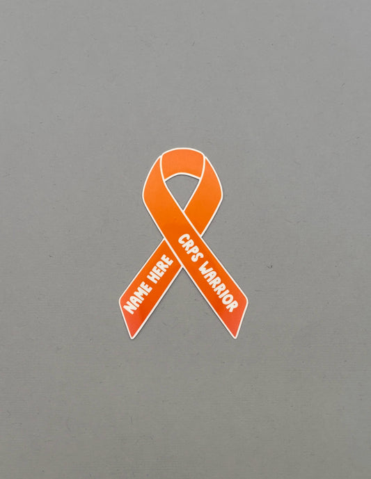 CRPS Warrior Custom Ribbon Sticker