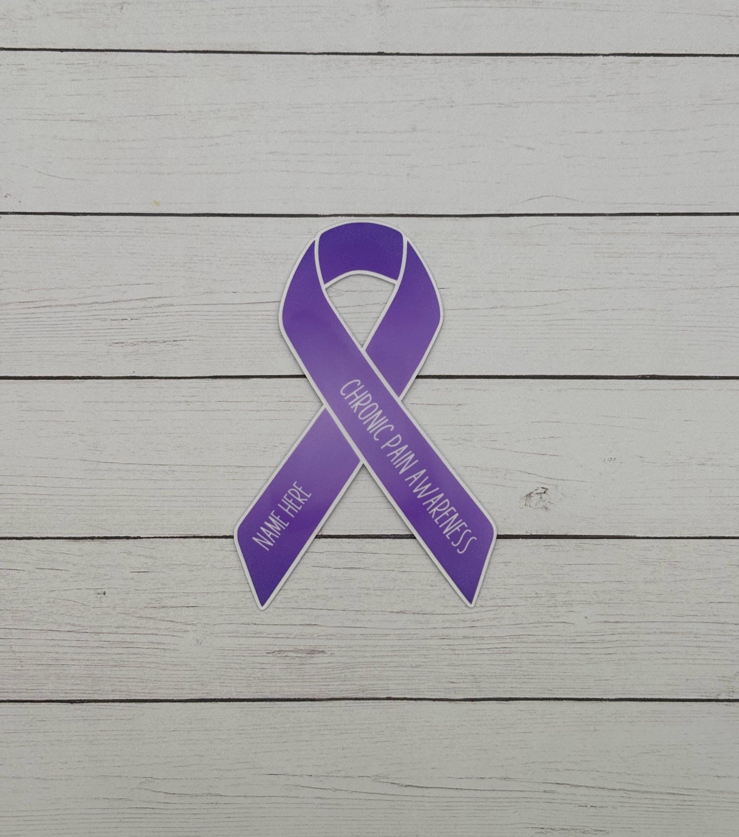 Chronic Pain Awareness Custom Ribbon Sticker