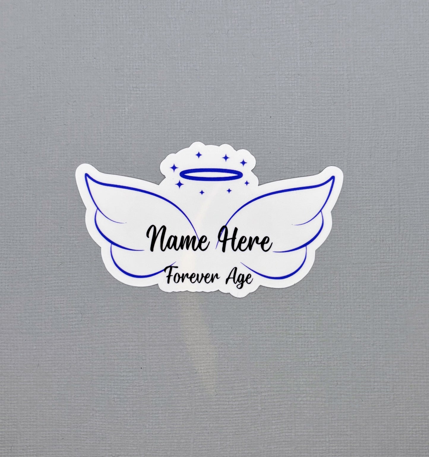 Customizable Angel Wing Sticker