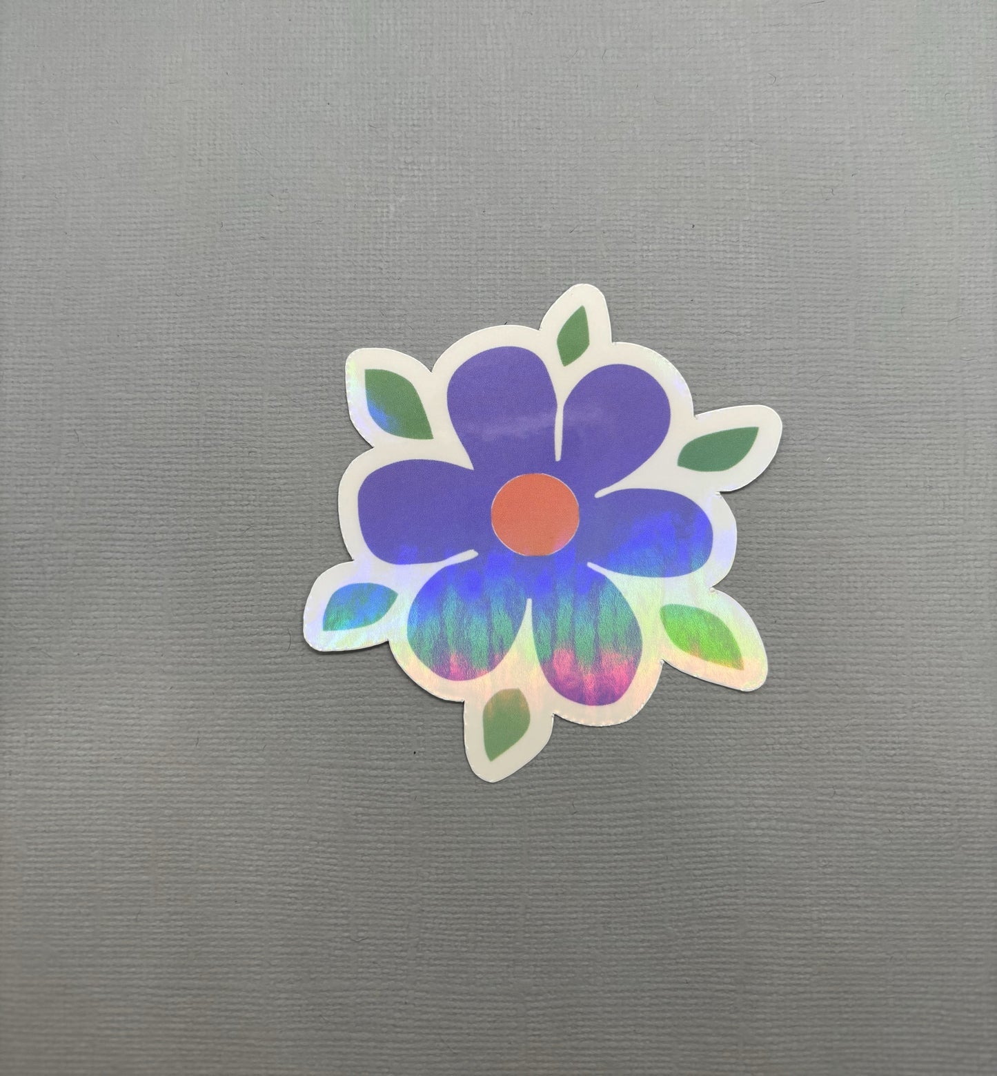 Holographic Flower Stickers