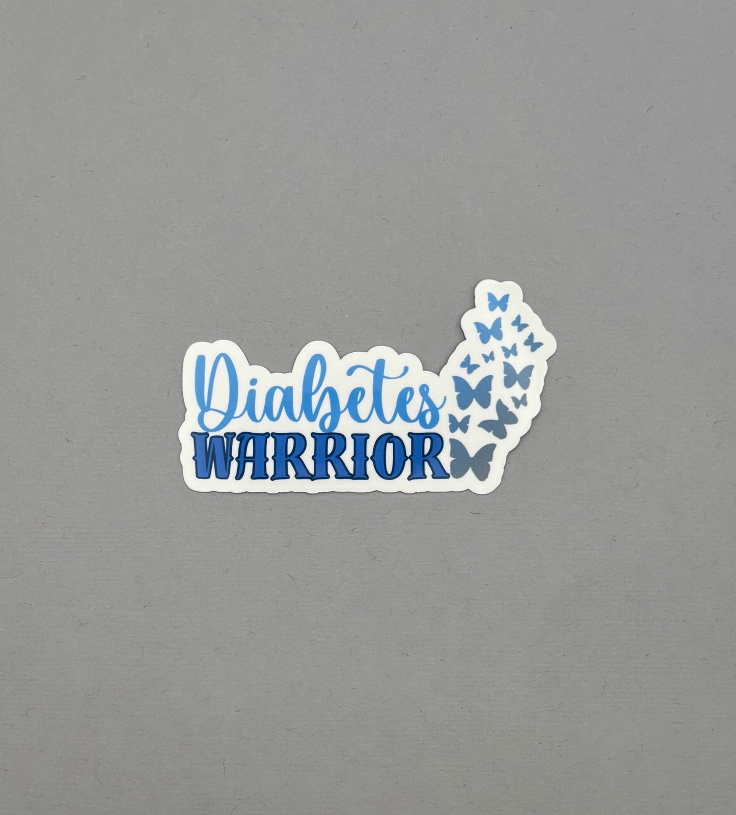 Diabetes Warrior Butterflies Sticker