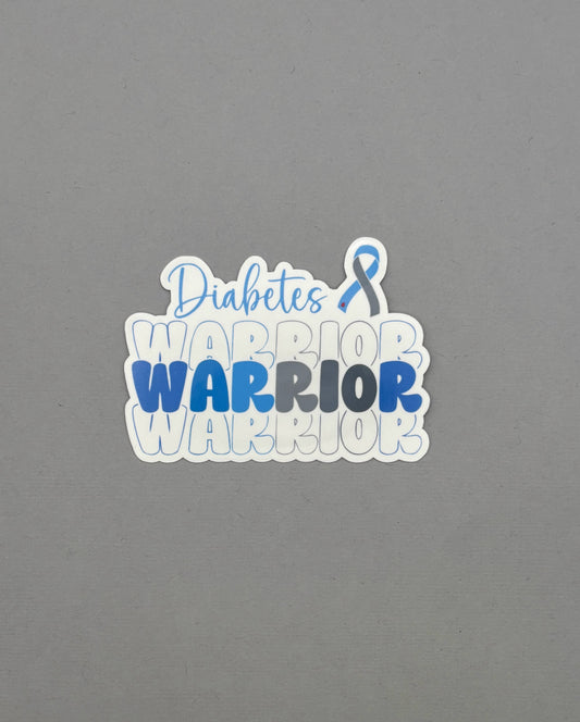 Diabetes Warrior Sticker