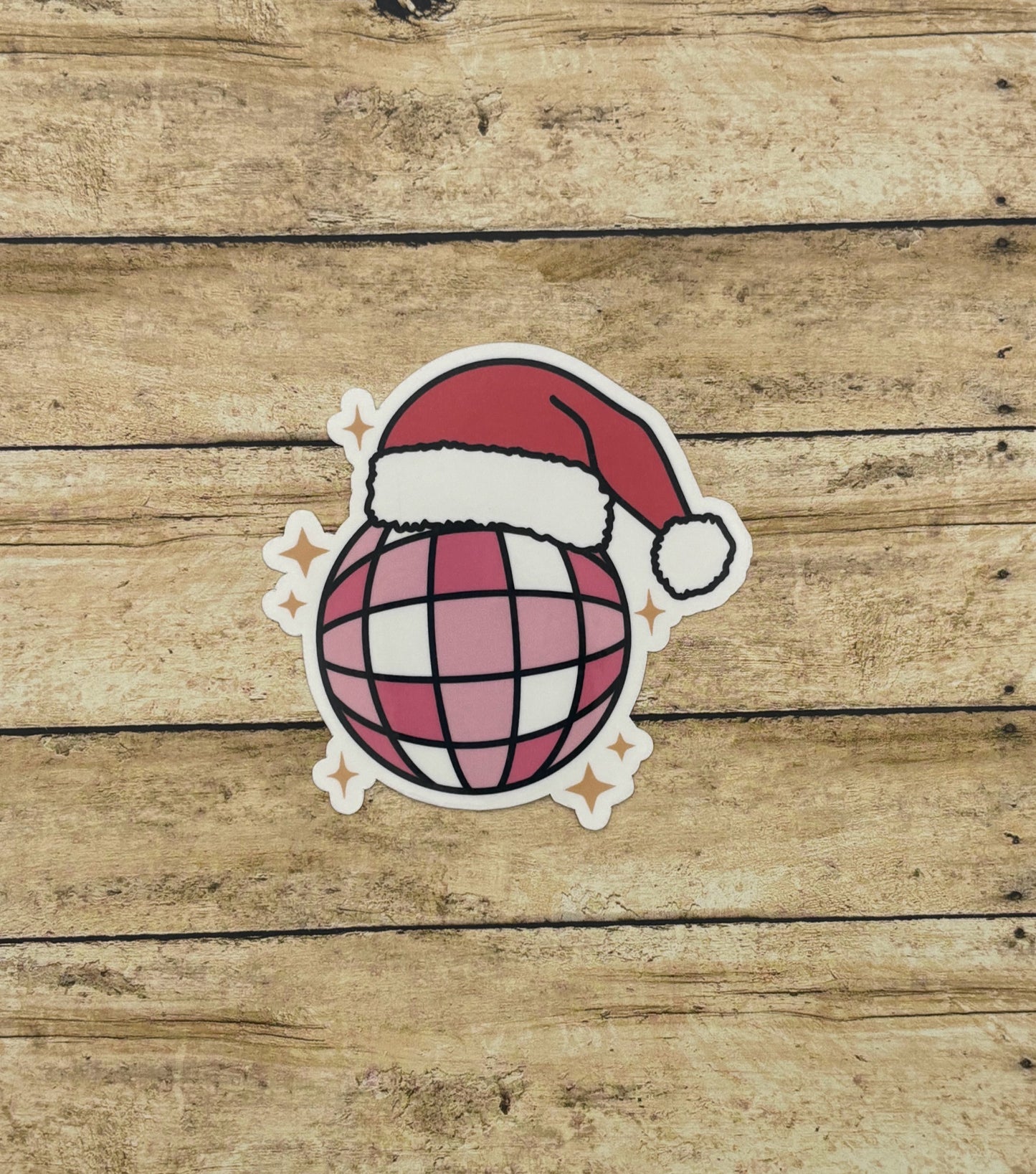 Christmas Mirrorball Sticker