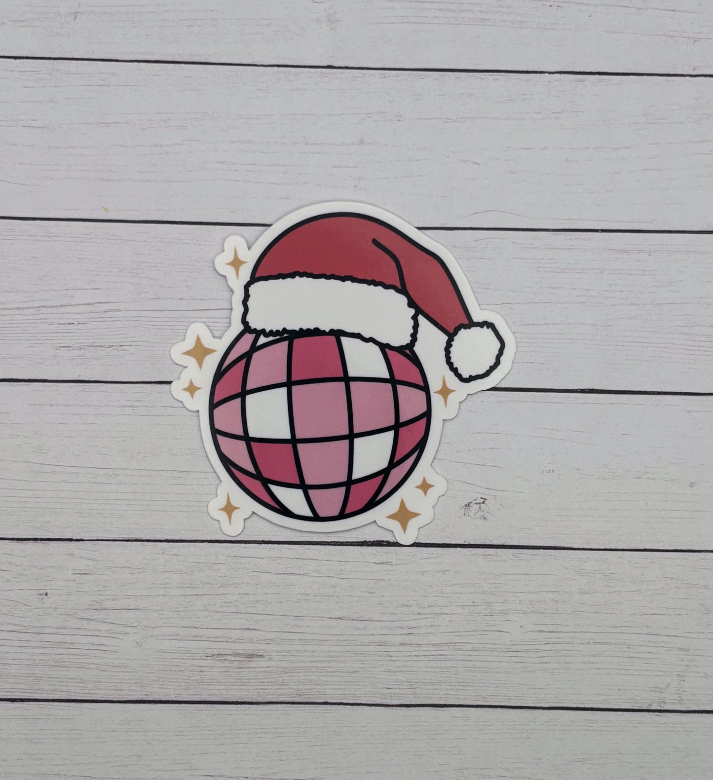 Christmas Mirrorball Sticker